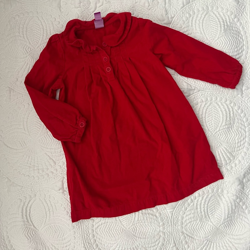 Red Corduroy Dress 4T perfect for Valentine’s Day! ❤️